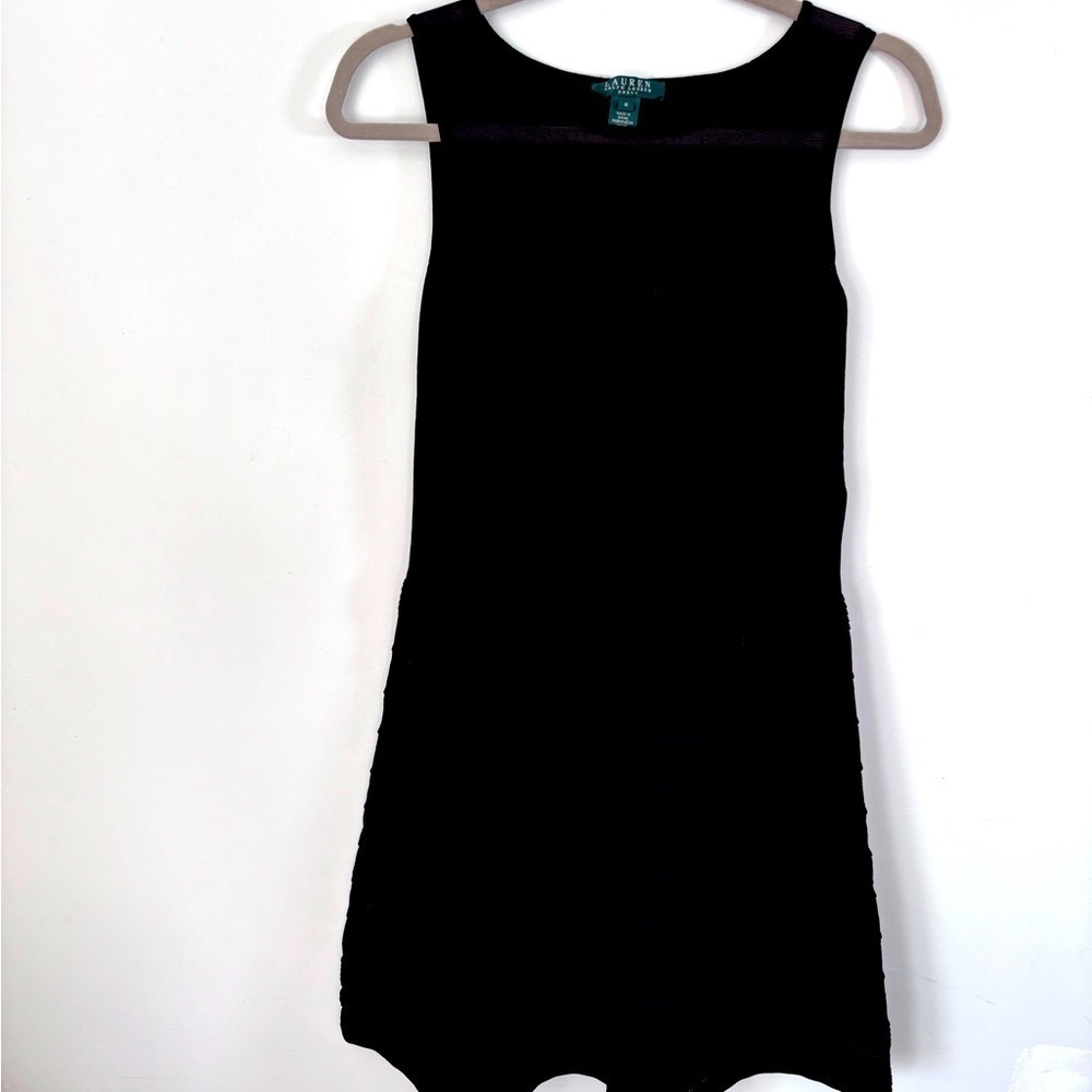 Lauren Ralph Lauren Dresses/ Women’s Sleeveless Black Fit and Flare Knit Midi M